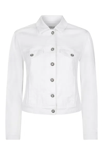 DONDUP DONDUP COATS WHITE