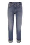 Dondup Coco - Slim Jeans In Stretch Denim In Blue