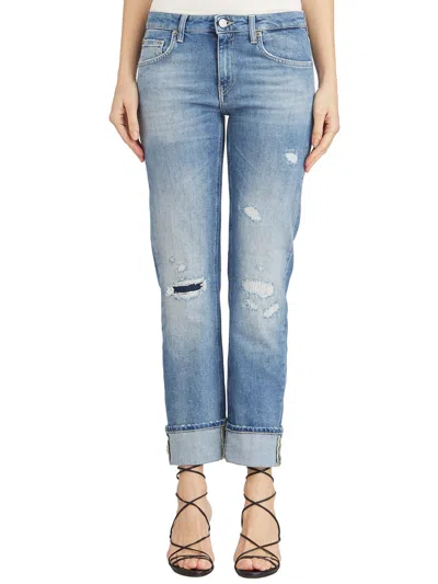 Dondup Coco Special Denim Pants In Blue