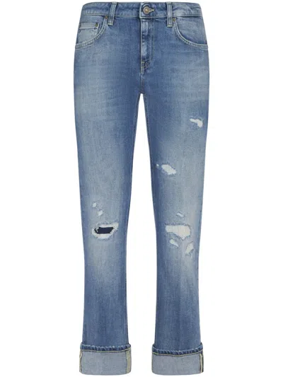 Dondup Coco Special Trousers In Blue