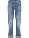 Dondup Coco Special Trousers In Blue