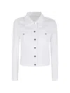 Dondup Collared Button Jacket In White