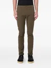 Dondup Concealed-fastening Trousers In Green