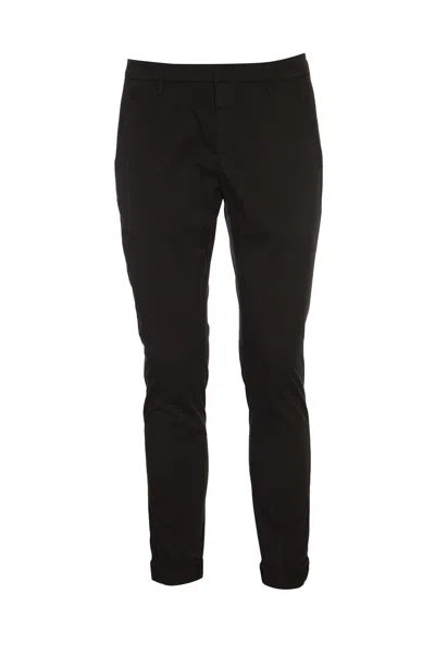 Dondup Concealed Skinny Trousers In Black