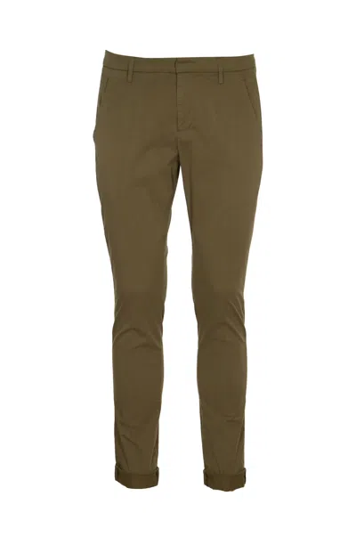 Dondup Concealed Skinny Trousers In Brown
