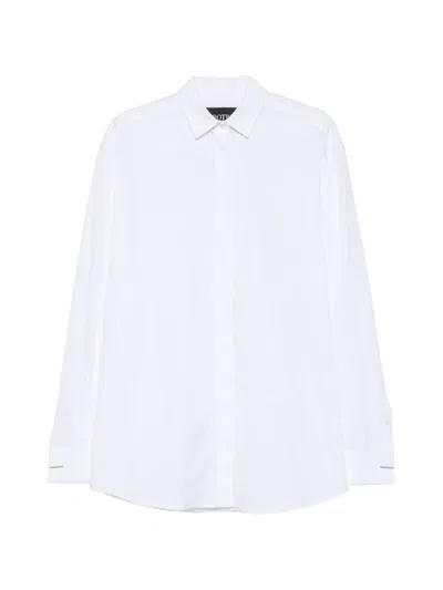 Dondup Concealed-button Long-sleeve Shirt In White