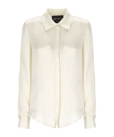 Dondup Concealed-fastening Shirt In Brown