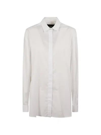 DONDUP CONCEALED-FRONT BUTTONED-CUFFS SHIRT