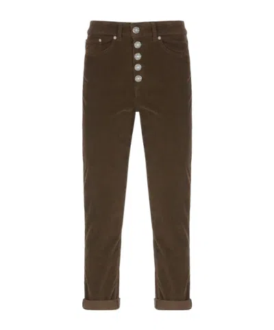 DONDUP DONDUP CORDUROY BUTTON-FLY JEANS