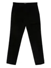 Dondup Corduroy Finish Black Jeans In Black