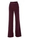 Dondup Loose Fit Corduroy Trousers With Back Pockets In Black