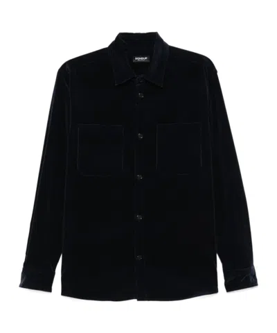 Dondup Corduroy Shirt In Black