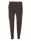 Dondup Brown Corduroy Jeans With Tailored Fit In Brown