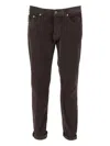 Dondup Corduroy Trousers In Brown