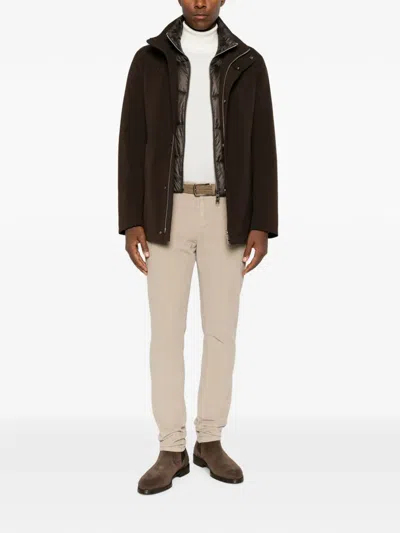 Dondup Corduroy-effect Slim-fit Trousers In Multi