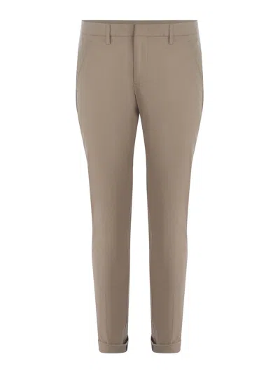 Dondup Trousers  Gaubert Made Of Cotton In Beige