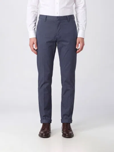 Dondup Cotton Blend Chino Trousers In Gray