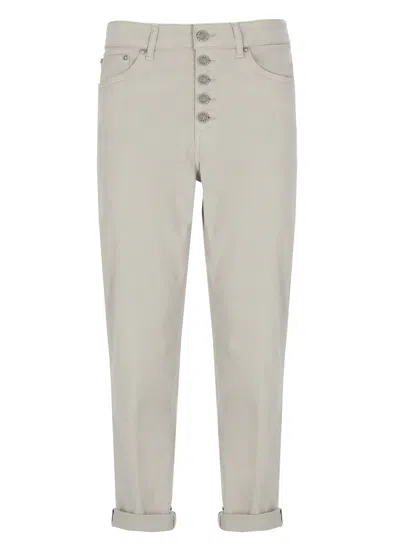 DONDUP COTTON BLEND PANTS
