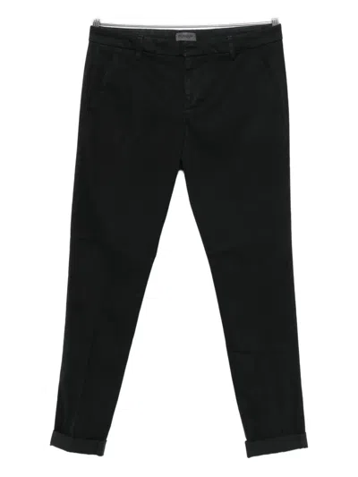Dondup Cotton Chinos In Black