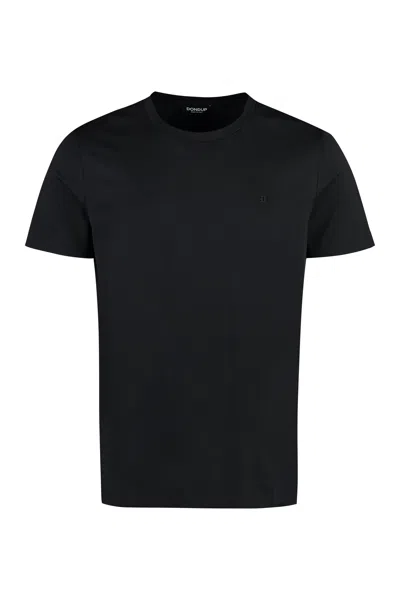 Dondup Cotton Crew-neck T-shirt In Black
