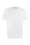 Dondup Short Sleeves T-shirt With Small Logo In White
