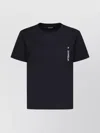 Dondup Cotton Crewneck T-shirt With Pocket
