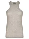 DONDUP COTTON FITTED TANK TOP