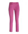 Dondup Cotton Trousers With Belt Loops And Pockets In Pink