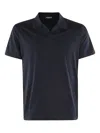 Dondup Polo Shirt In Jersey In Blue