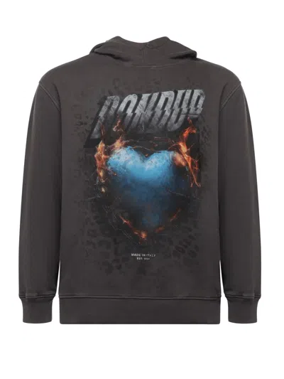 DONDUP COTTON PRINT SWEATSHIRT