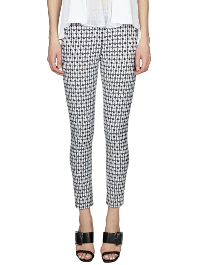 Dondup Cotton Printed Trousers In Multi