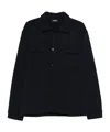 Dondup Front Pocket Shirt Long Sleeves In Black
