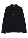 Dondup Front Pocket Shirt Long Sleeves In Blue