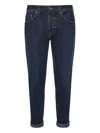 Dondup Cotton Skinny Jeans In Blue