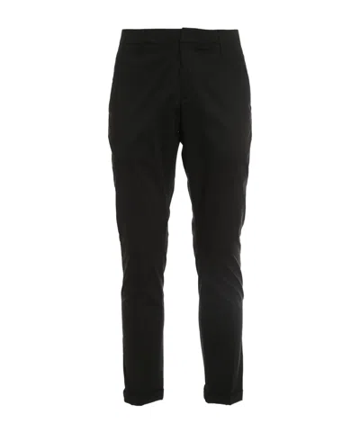 Dondup Straight-leg Trousers In Black