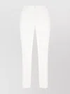 Dondup Cotton Stretch Chino Pants With Foldable Hemline In White