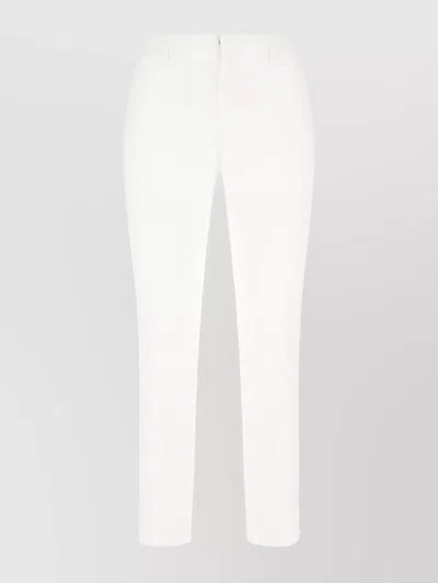 DONDUP COTTON STRETCH CHINO PANTS WITH FOLDABLE HEMLINE