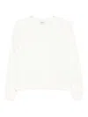 Dondup Cotton Sweater In White