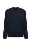 Dondup Man Sweatshirt Navy Size L Cotton In Blue