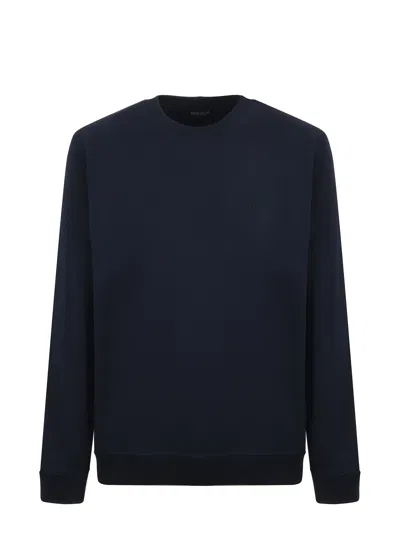 Dondup Man Sweatshirt Navy Size L Cotton In Blue