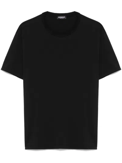 Dondup Cotton Crew-neck T-shirt In Black