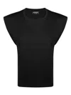 Dondup Woman T-shirt Black Size M Cotton In Black