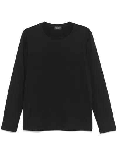 Dondup Cotton T-shirt In Black