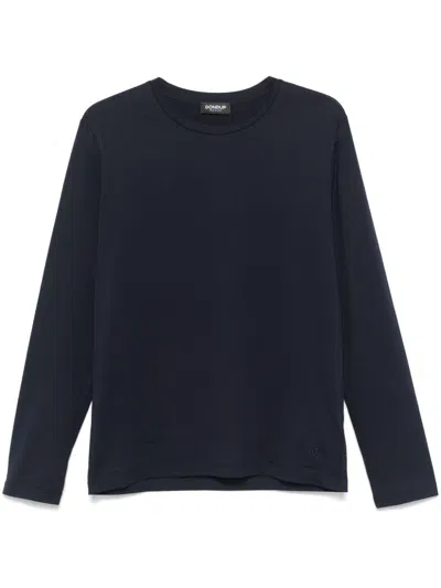 Dondup Cotton T-shirt In Blue