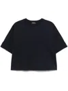 Dondup Cotton T-shirt In Navy Blue