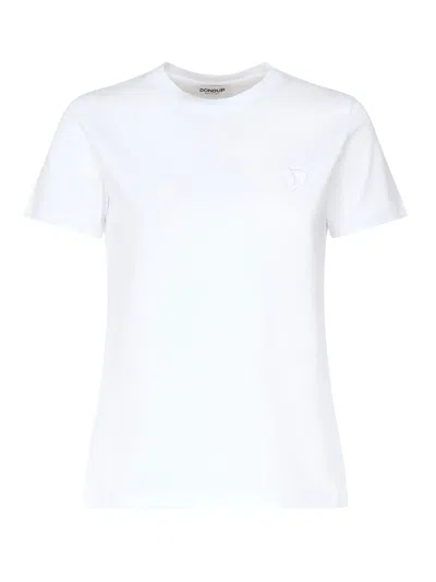 Dondup Cotton T-shirt In White