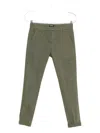 Dondup Cotton Trousers In Gray
