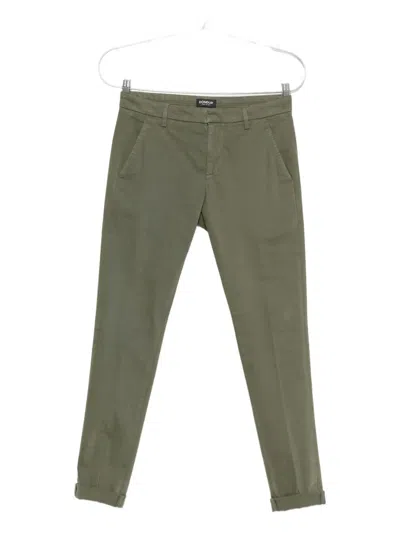 Dondup Cotton Trousers In Gray