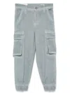 Shop Dondup Cotton Trousers In Blue