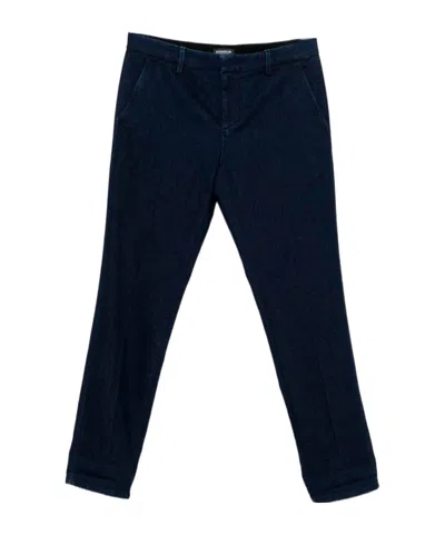Dondup Cotton Trousers In Black